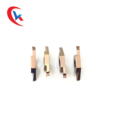 रोटरी लेथ्स स्लॉट के लिए TKF12RL200-S16 चौड़ाई 0.5-2.0mm PVD कोटिंग इंसर्ट