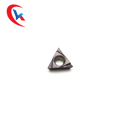 TPGH110302L-S Pvd कोटिंग टंगस्टन कार्बाइड 60° कटिंग एज एंगल के साथ सम्मिलित करता है